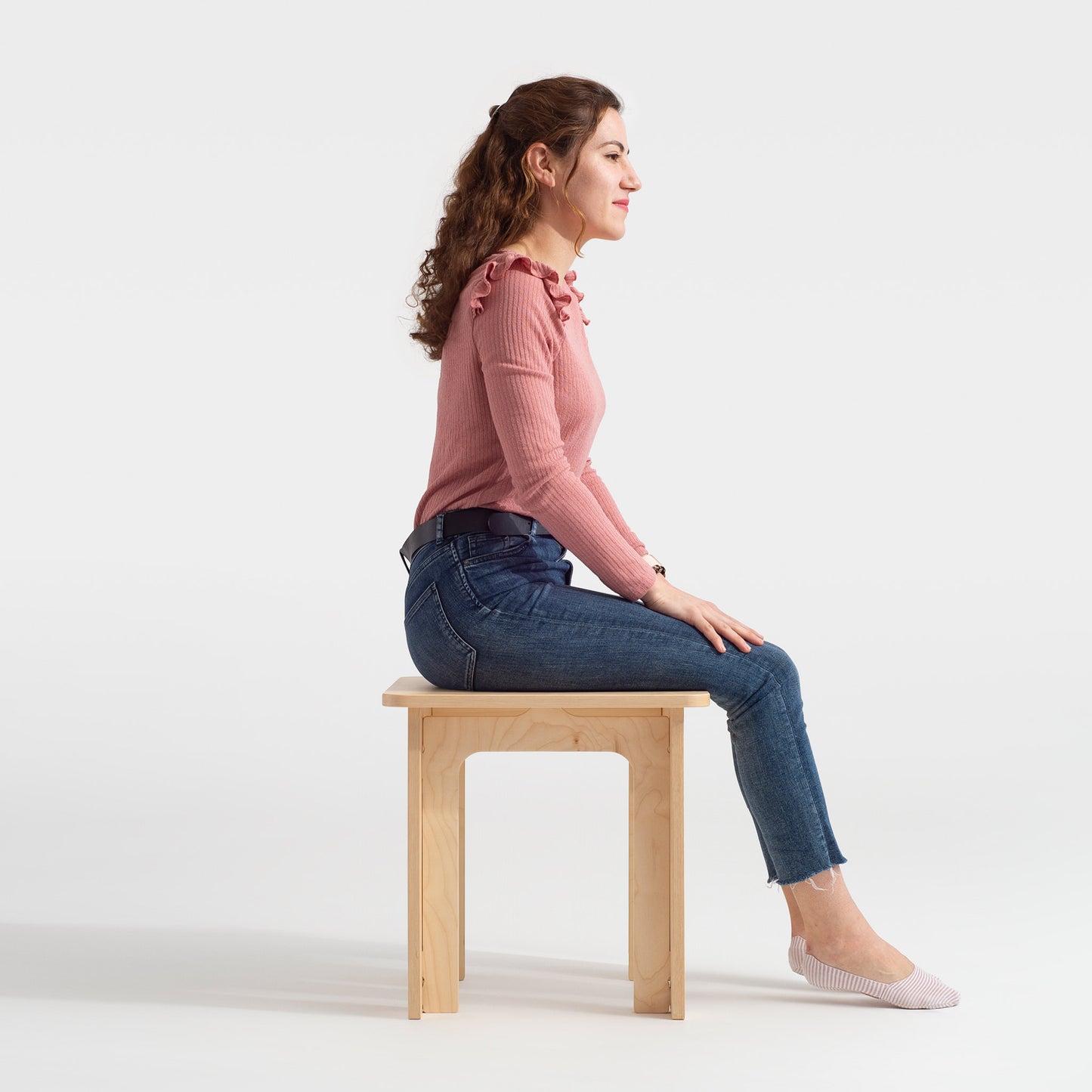 Maple Side Table – Stool