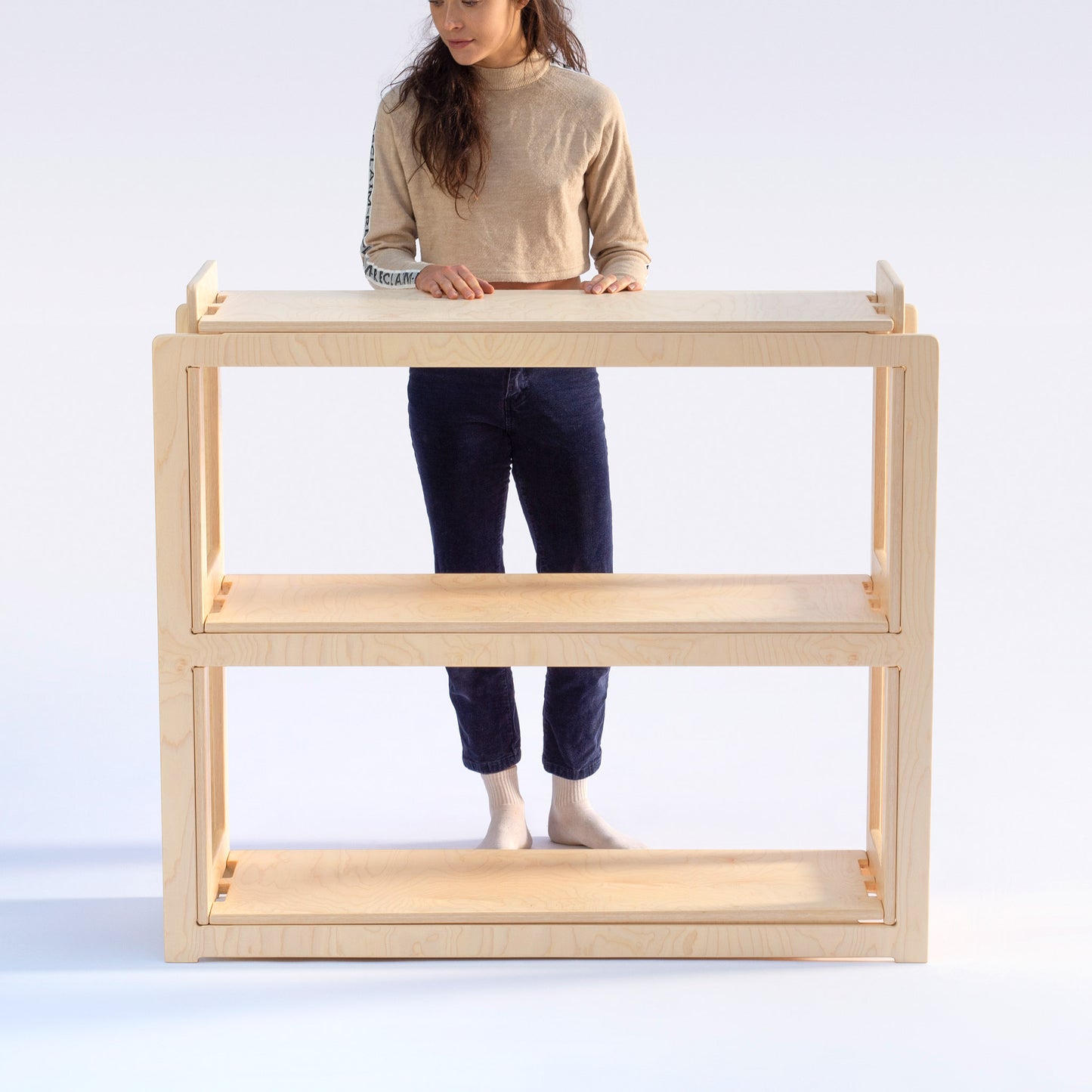 Maple Shelving Unit