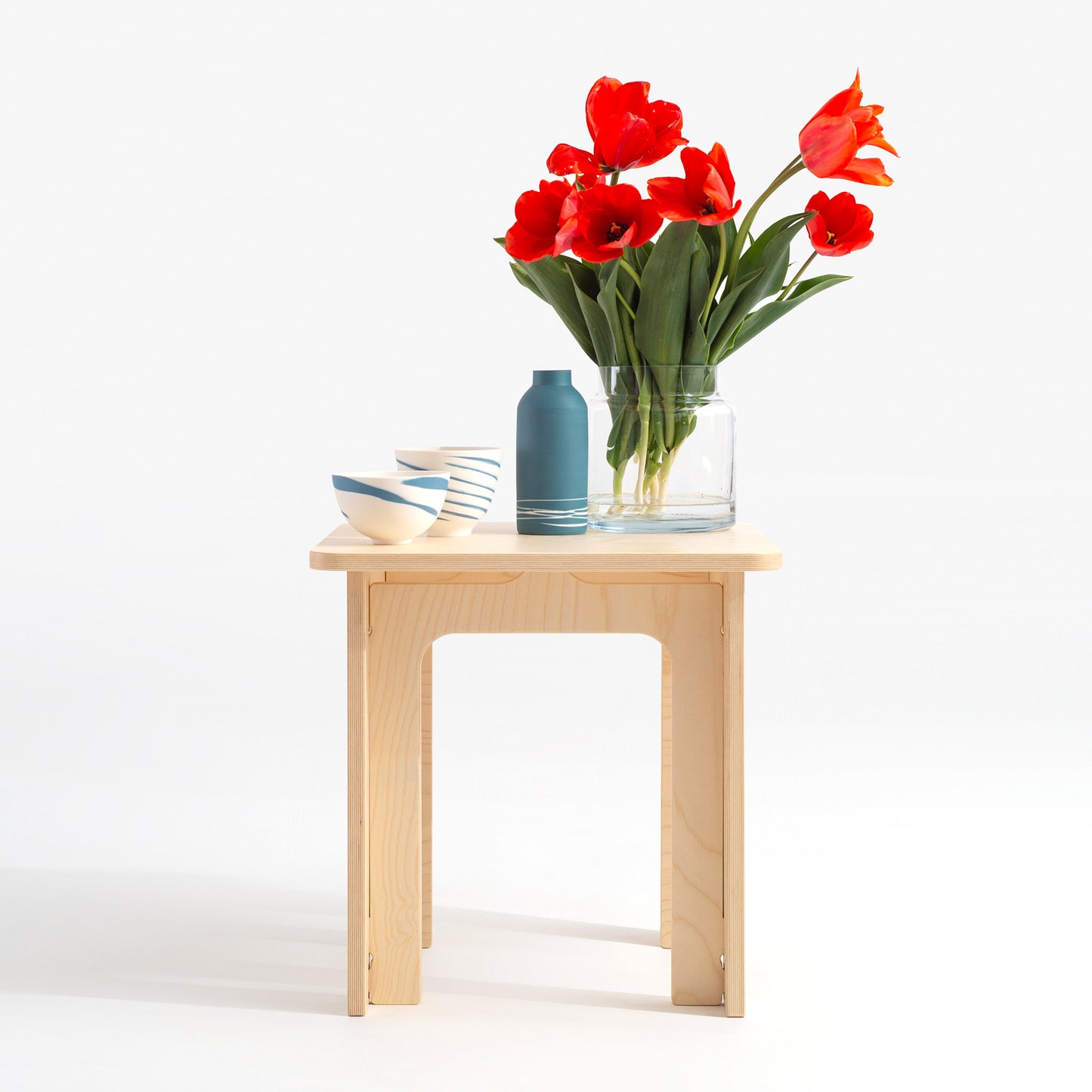 Maple Side Table – Stool